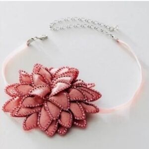 Free People From Dusk Till Dawn Choker - Rose NWT